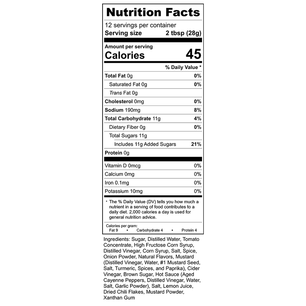 Sweet Heat Finishing Sauce